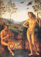 Perugino, Pietro - Apollo and Marsyas